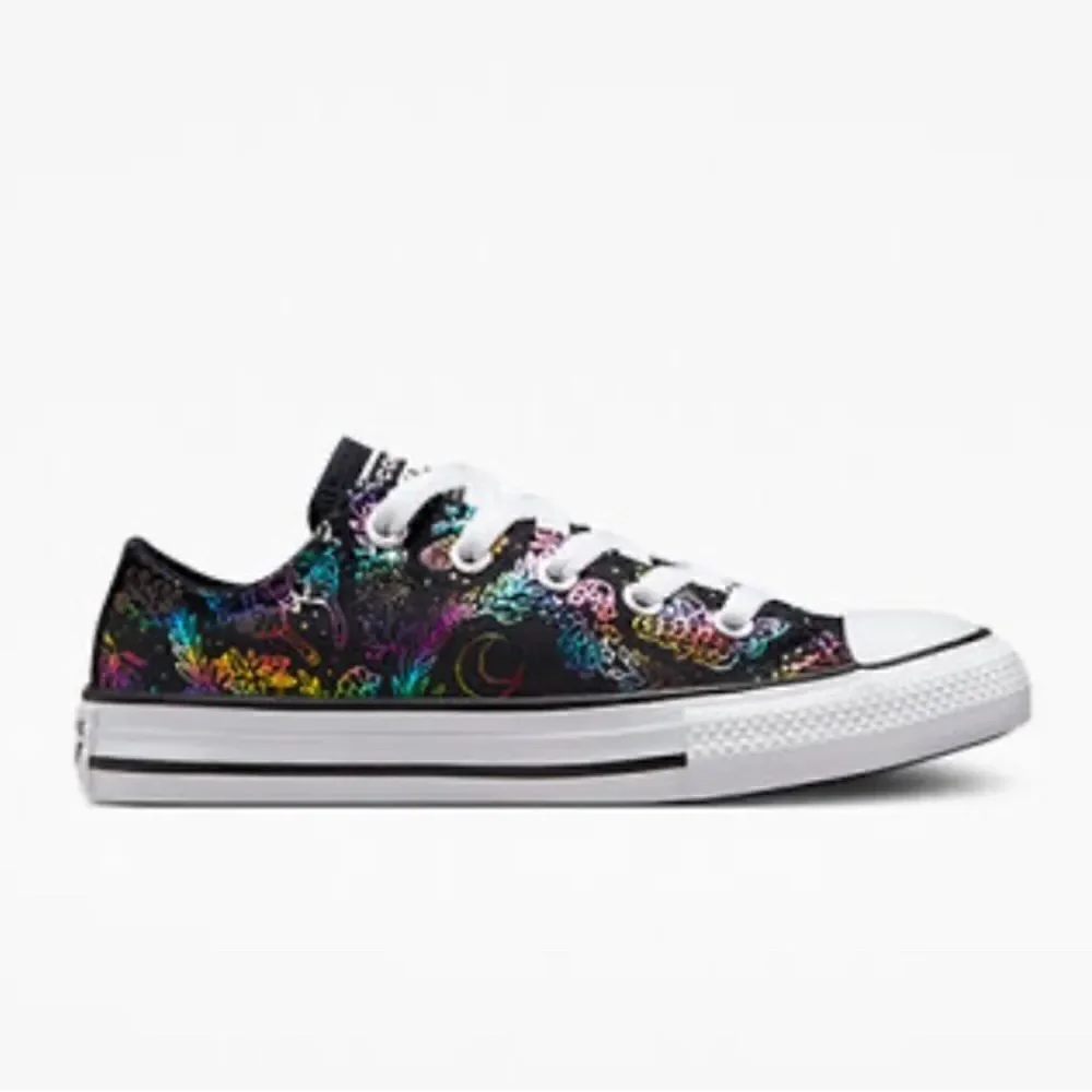 Little Girl Chuck Taylor All Star Butterfly Shine Low Top Sneaker Shoes Size 3
